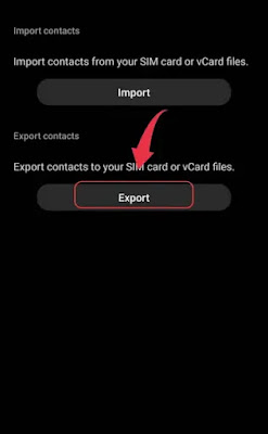 export-contacts