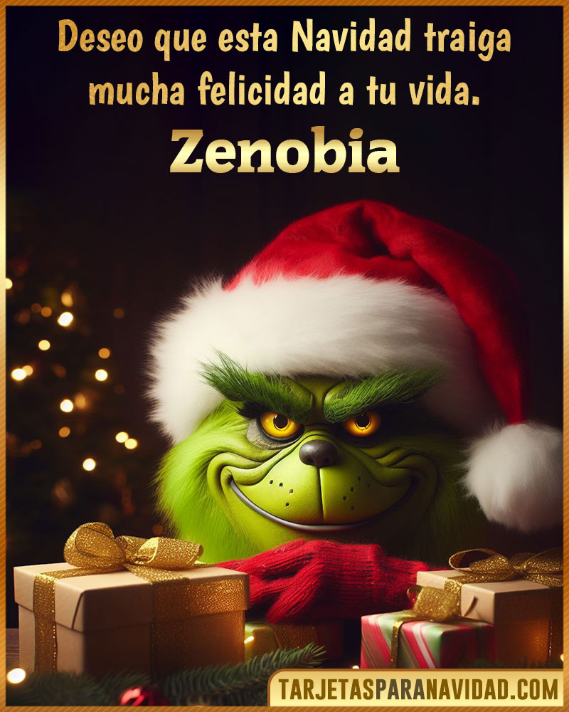 Tarjetas Felicitacion Navidad para Zenobia