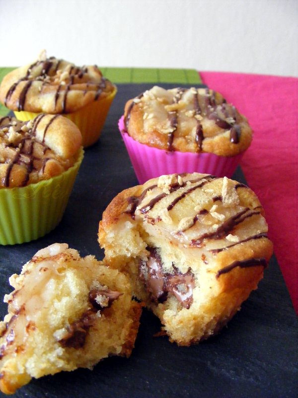 Rêve De Gourmandises 2 Muffins Poire Amande Chocolat Façon