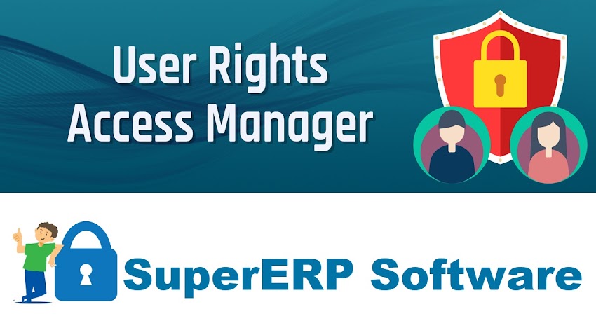 User Rights profile Management in SuperERP Accounting Software