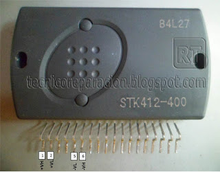 Amplificador STK412-400 Power Amp STK412-400