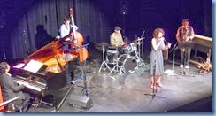 The Band in full flight.