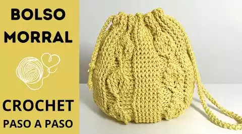 COMO TEJER GRATIS Elaborado Bolso Morral a Crochet