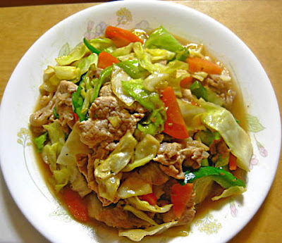 肉野菜炒め