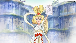 ワンピースアニメ 魚人島編 548話 オトヒメ王妃 | ONE PIECE Episode 548