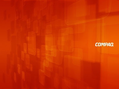 compaq wallpaper. Compaq Orange Wallpaper