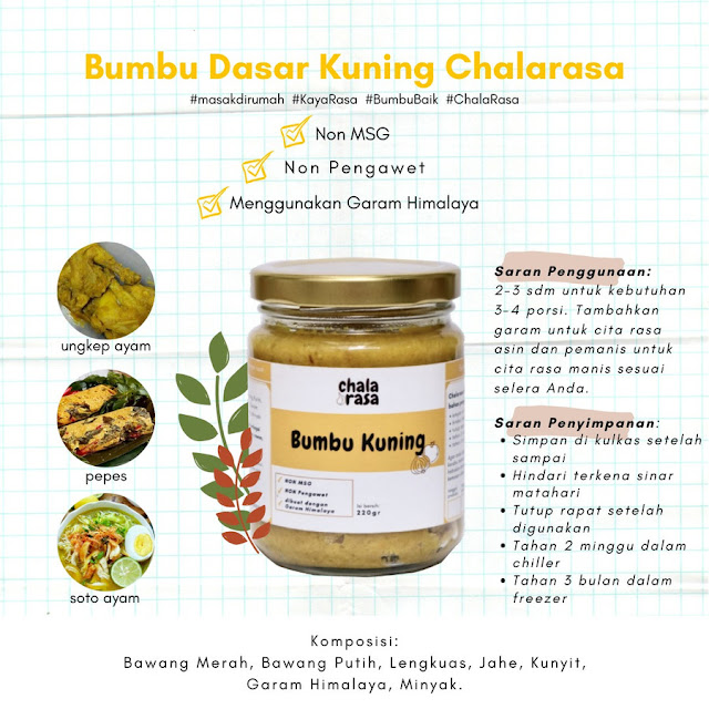 Bumbu Dasar Kuning Chalarasa