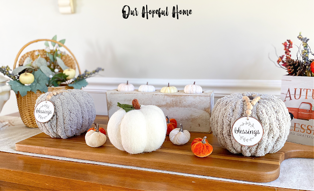 fall pumpkin decor