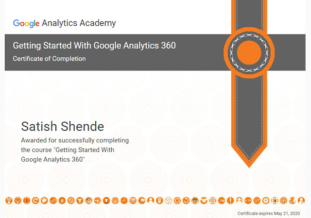 Google Analytics 360 Certificate