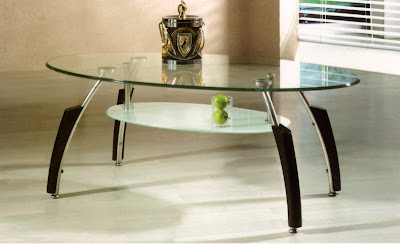 Lift  Coffee Table on Coffee Tables  Oval Shape Clear Glass Finish Top Coffee Table With
