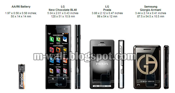 Harga dan Spesifikasi LG New Chocolate - BL40