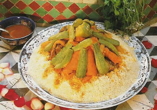 moroccan couscous with seven vegetables couscous marocain sept legumes