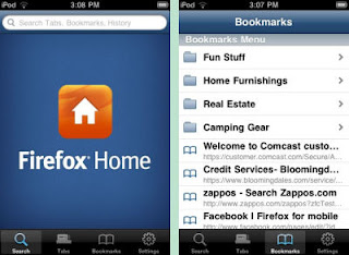 Firefox Home App to Sync Desktop Browser's Bookmarks, Tabs and Histories