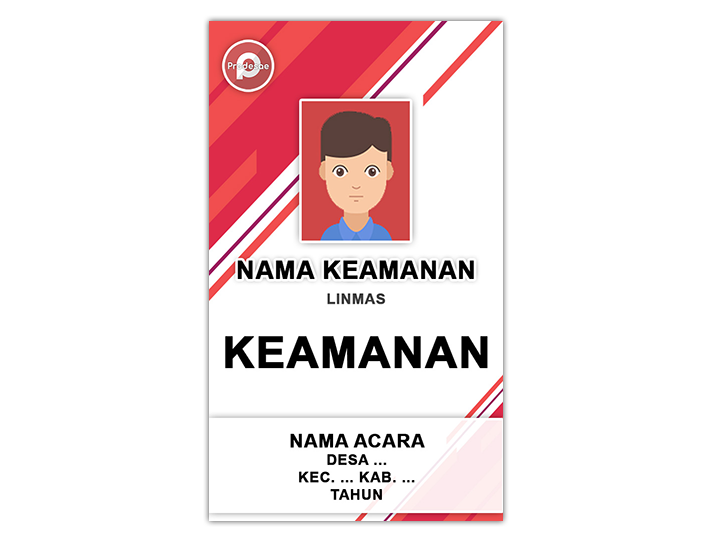 Download Template ID Card Keamanan File PSD