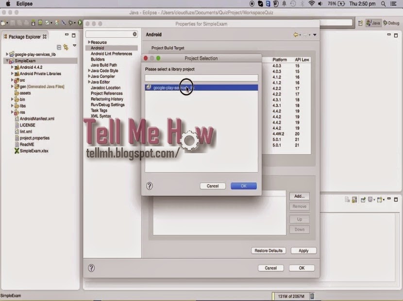 how to create Android Application
