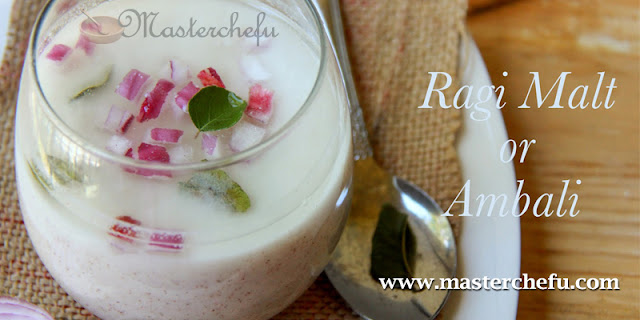 Ragi Ambil-Porridge drink recipe