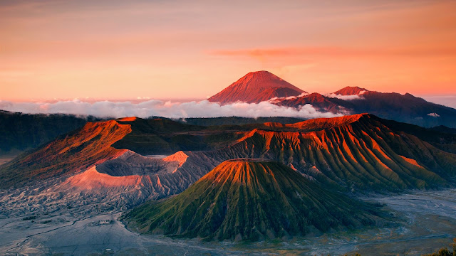 Indonesia Java Volcano Mountains