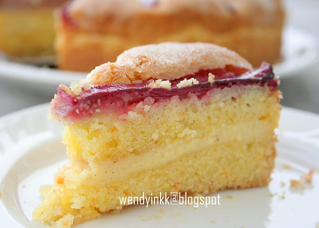 Rhubarb Custard Tea Cake - Rhubarb #3