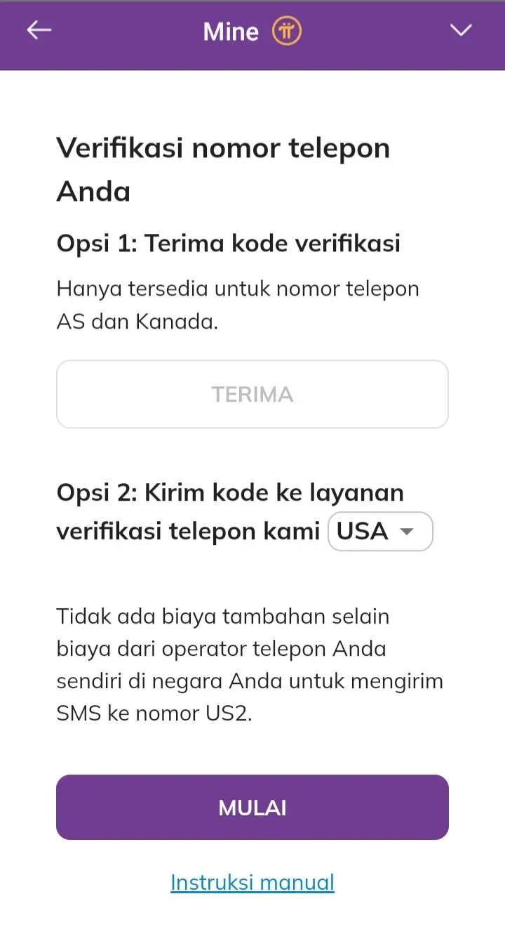 Cara Verifikasi Akun Pi dengan Nomor Telepon di Pi Browser