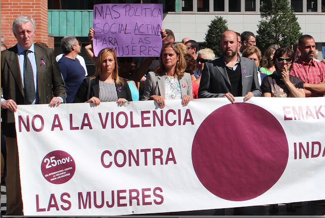 Concentración contra la violencia machista