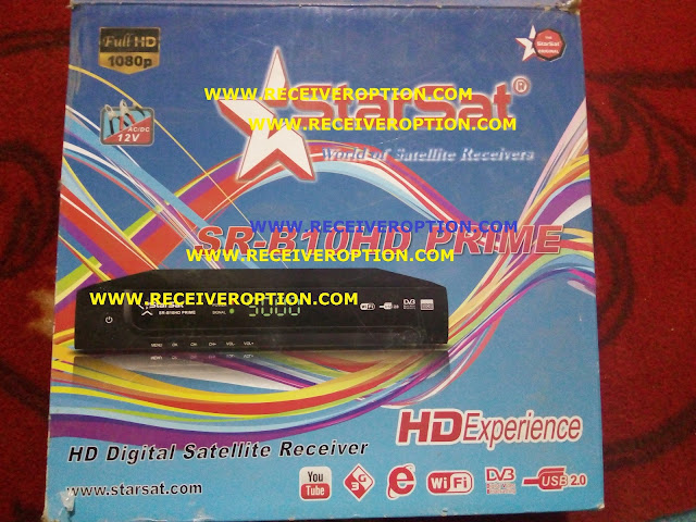 STARSAT SR-B10HD PRIME RECEIVER AUTO ROLL POWERVU KEY NEW SOFTWARE