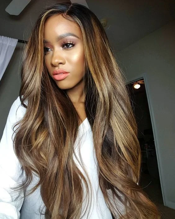 Ombre Brown Hair Color For Black Girls