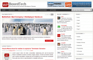 WPBoxedTech Blogger Template