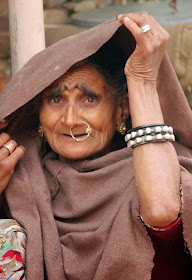 Portrait of a Rajasthani lady