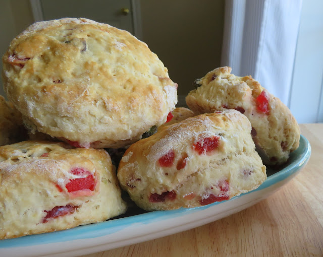 Cherry and Vanilla Scones