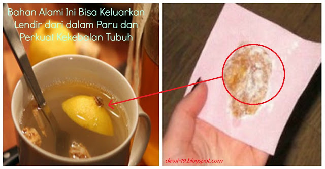 Lendir dari Dalam Paru-Paru Bisa keluar Sendiri dan Perkuat Kekebalan Tubuh  dengan Bahan Alami yang ada di Dapur Ini !!