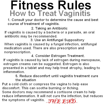 Fitness Rules, How to Treat Vaginitis, Treat Vaginitis, Vaginitis, Rules, Fitness, 