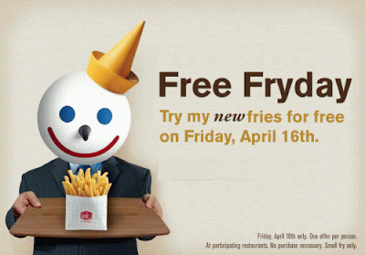 Jack in the Box Free Fry Day