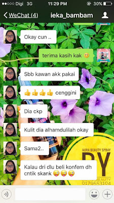 TESTIMONI AURA BEAUTY SPRAY