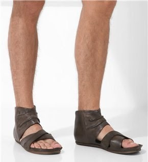 sandal choc brown pu mens flip mens roman gladiator sandal