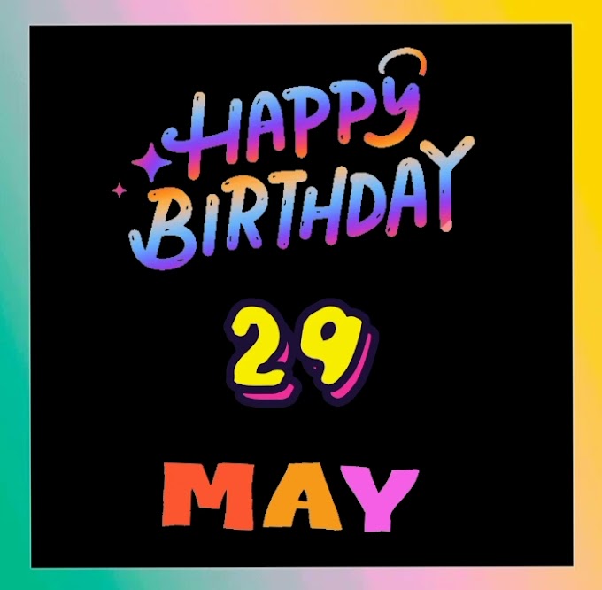 Happy belated Birthday of 29th May video download