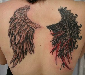 Tattoo Angel And Devil Wings