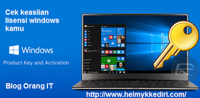 Cara cek keaslian lisensi windows original