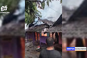 Rumah Kakek Tukang Becak di Jombang Ludes Terbakar