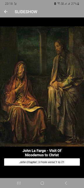 John La Farge's - "The Visit of Nicodemus to Christ"