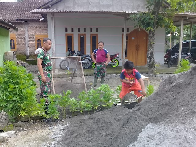 Bocah Juga Bantu TMMD Reguler ke 104