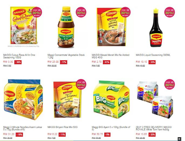 maggi,azada, lazada box of joy, lazada online revolution, online revolution, box of joy, diskaun, nestle, nescafe, maggi, maggi tom yam, loreal, tefal, cara untuk mendapatkan lazada box of joy, mamy poko,