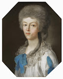 Portrait of a Young Lady by  Johann Bardou - Portrait Drawings from Hermitage Museum