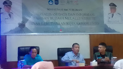 Disbud Launching Program Digitalisasi Data dan Informasi Warisan Budaya melalui Website Dinas Kebudayaan Kota Sawahlunto