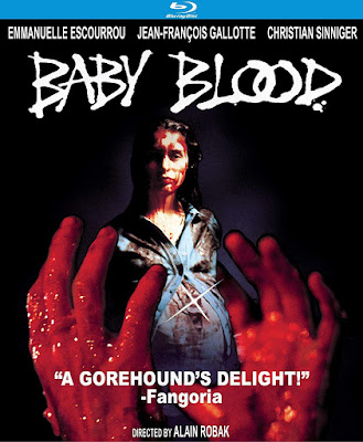 Kino Lorber's cover art for their Special Edition of BABY BLOOD!