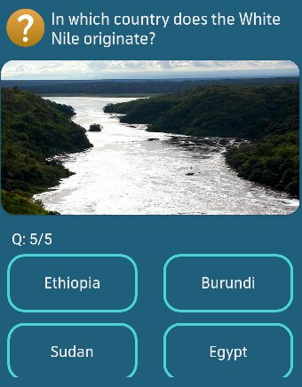 In which country does the White Nile originate?