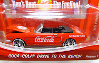 johnny lightning coke coca cola 65 ford mustang convertible