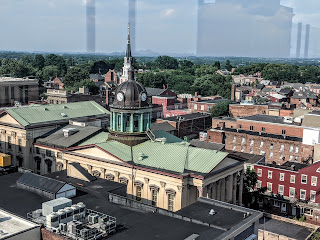 city view from rooftop bar