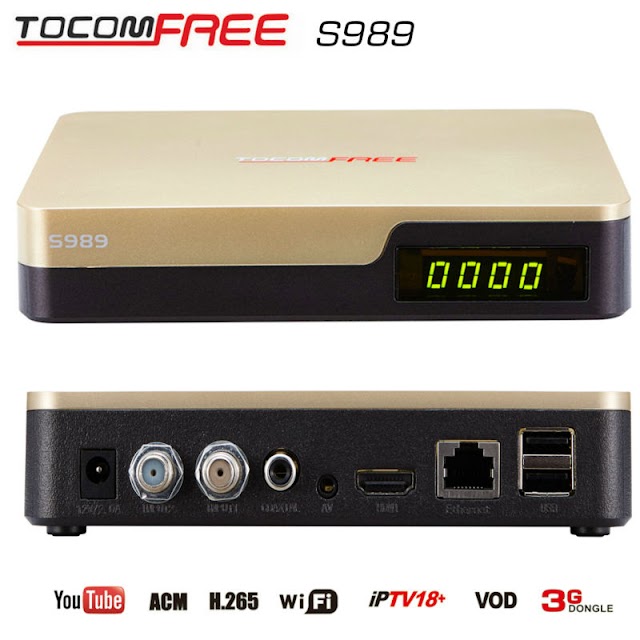 TOCOMFREE S-989 HD NOVA ATUALIZAÇÃO - 03/12/16