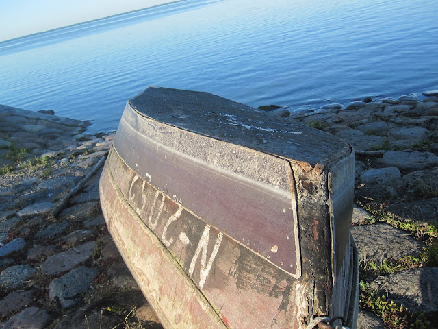 Flat bottomed boat Lithuania