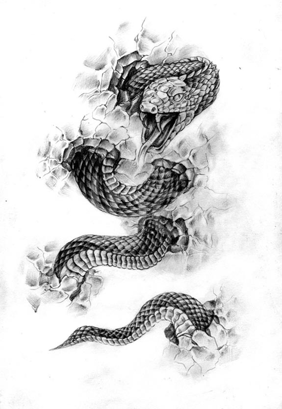 TATTOOS Snake Tattoo Stencils